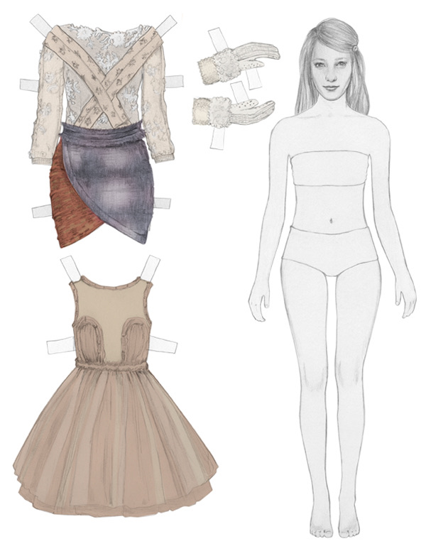Rodarte Paperdolls For Lula Magazine — image 2